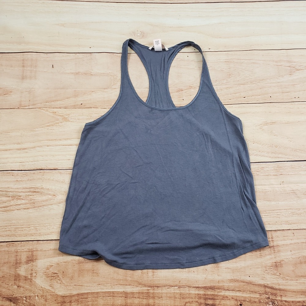 Victorias Secret Shirt Womens Medium Gray Tank Top Sleeveless Casual Ladies‎ M